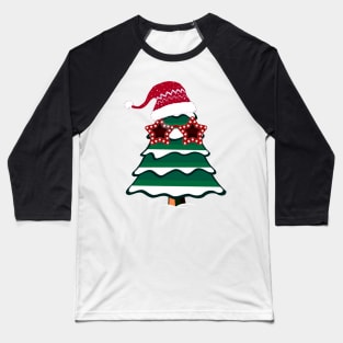 Cool Christmas Tree Baseball T-Shirt